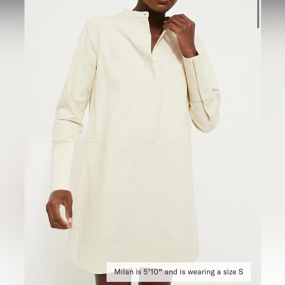 POMANDER PLACE

Stone Twill Denim Rohan Shirt Dress